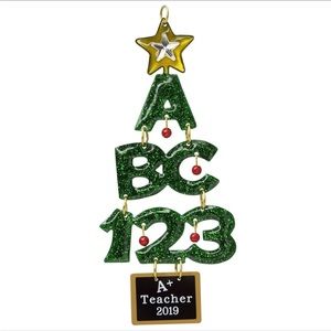 New Hallmark Teacher Christmas Tree Decoration Ornament 2019